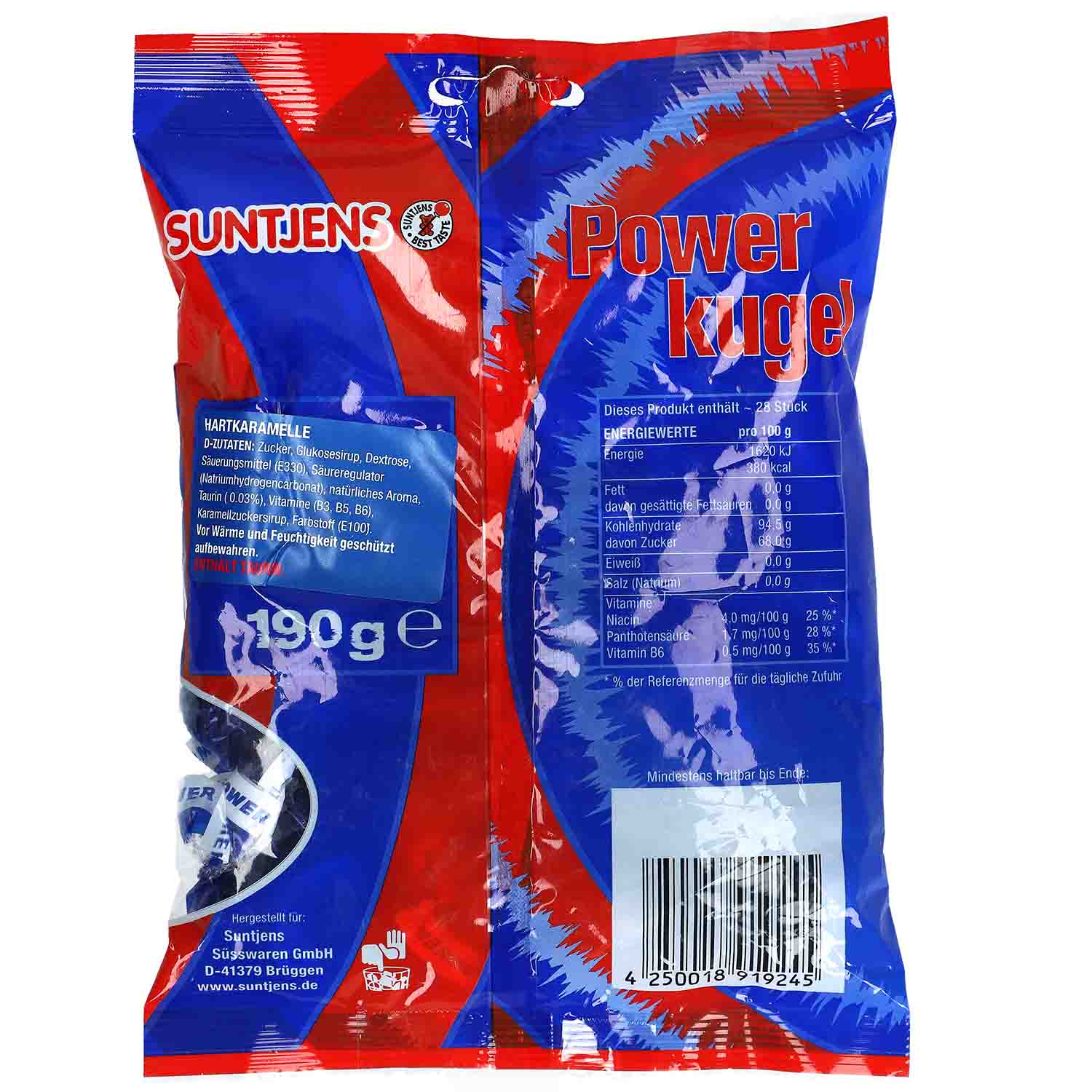 Suntjens Powerkugel 190g