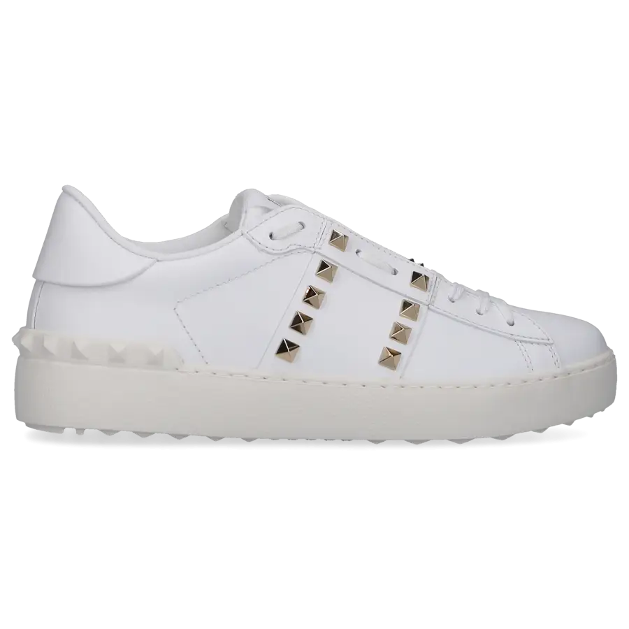 Valentino Garavani - Sneaker low ROCKSTUD UNTITLED Nieten - weiß