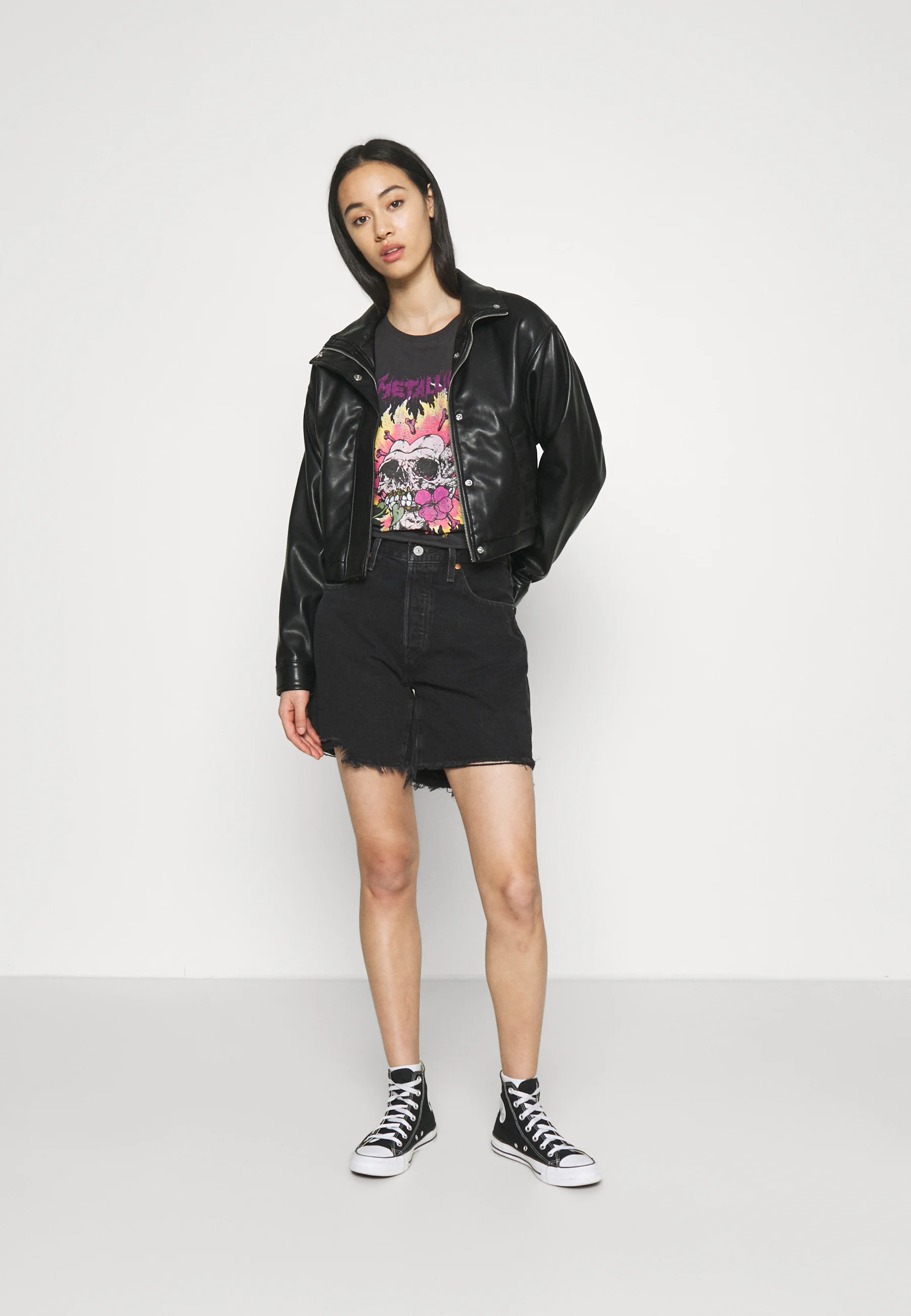 Levi's® 501® MID THIGH - Pantalones cortos vaqueros