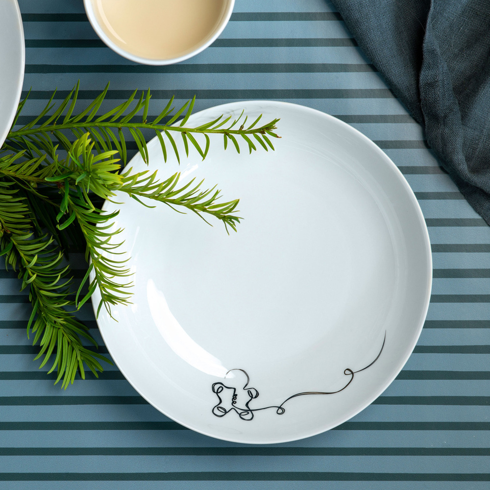 Villeroy & Boch Coupe plate XMAS Statement Lines Bol