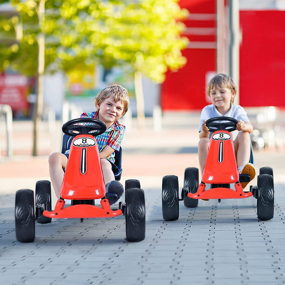 Gokart Sitz verstellbar mit EVA-Rädern