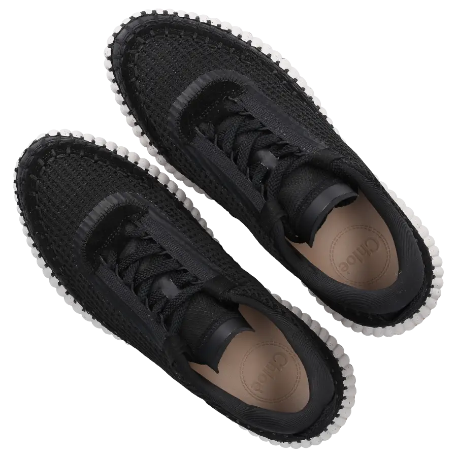 Chloé - Sneaker low NAMA Baumwolle - schwarz