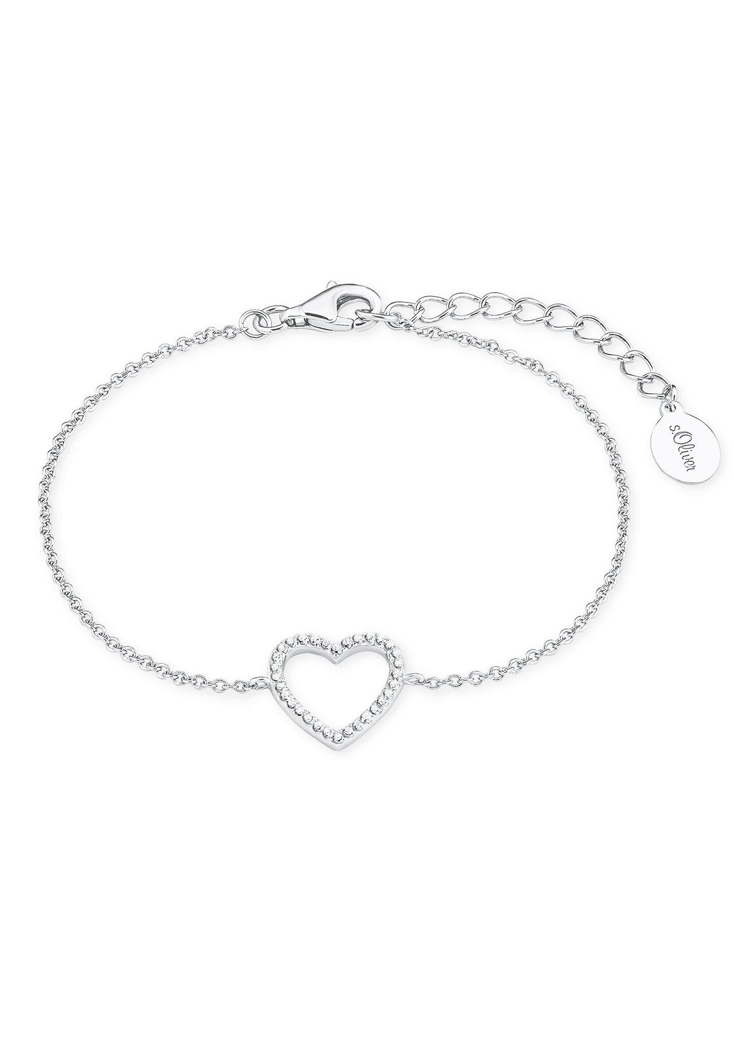 Armband aus Silber mit Herz-Anhänger  272.704.6412.0784-05E0
