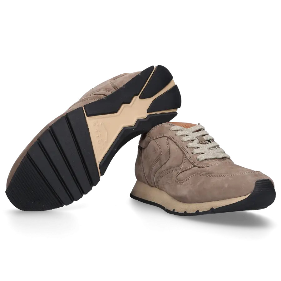 VOILE BLANCHE - Sneaker low LIAM PUMP Veloursleder - beige