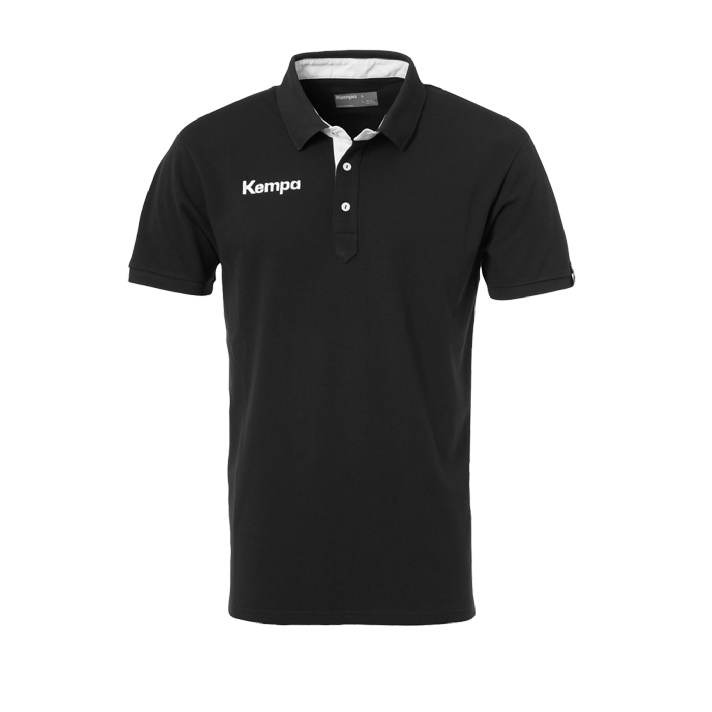 Kempa Prime Poloshirt Grau Schwarz F02