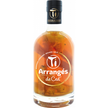 TI ARRANGES DE CED - ANANAS CARAMEL BEURRE SALE (FUTS DE CHENE) - LES RHUMS DE CED