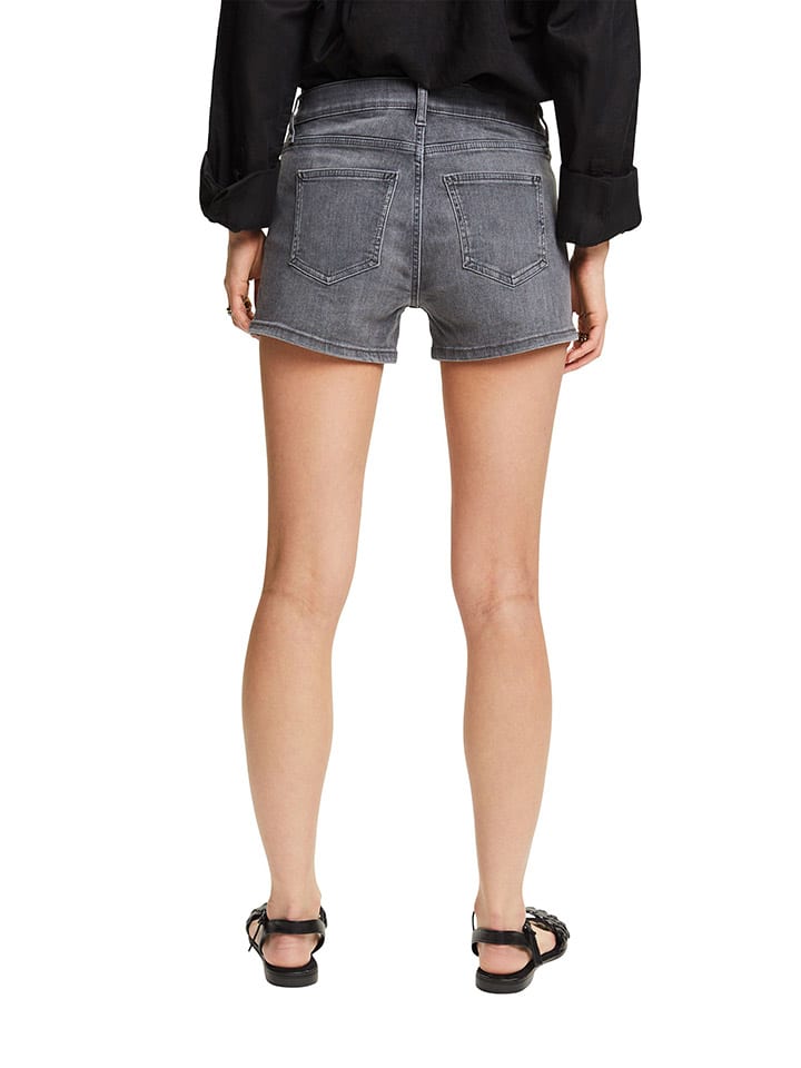 ESPRIT Jeans-Shorts in Grau günstig kaufen