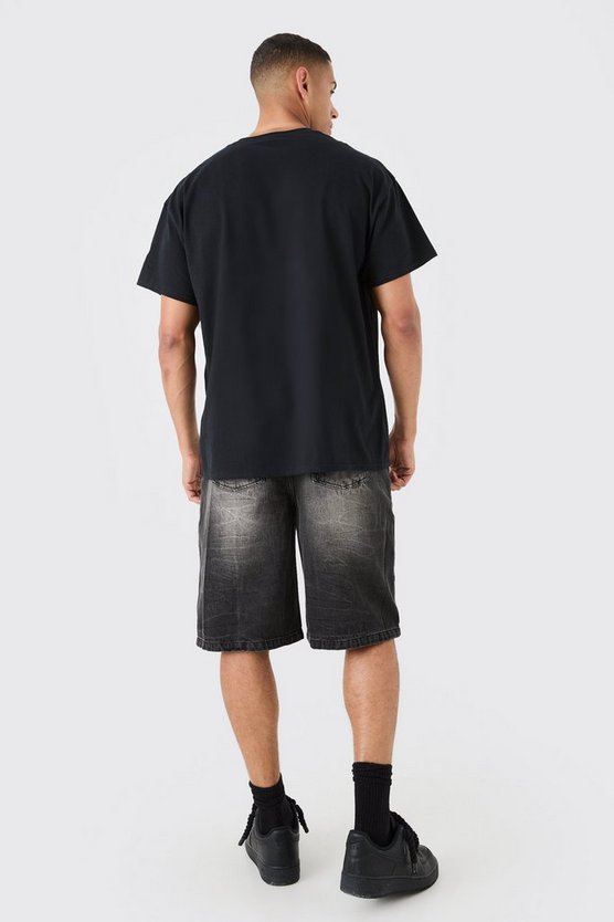 Oversize T-Shirt mit lizenziertem Ghost Band Print