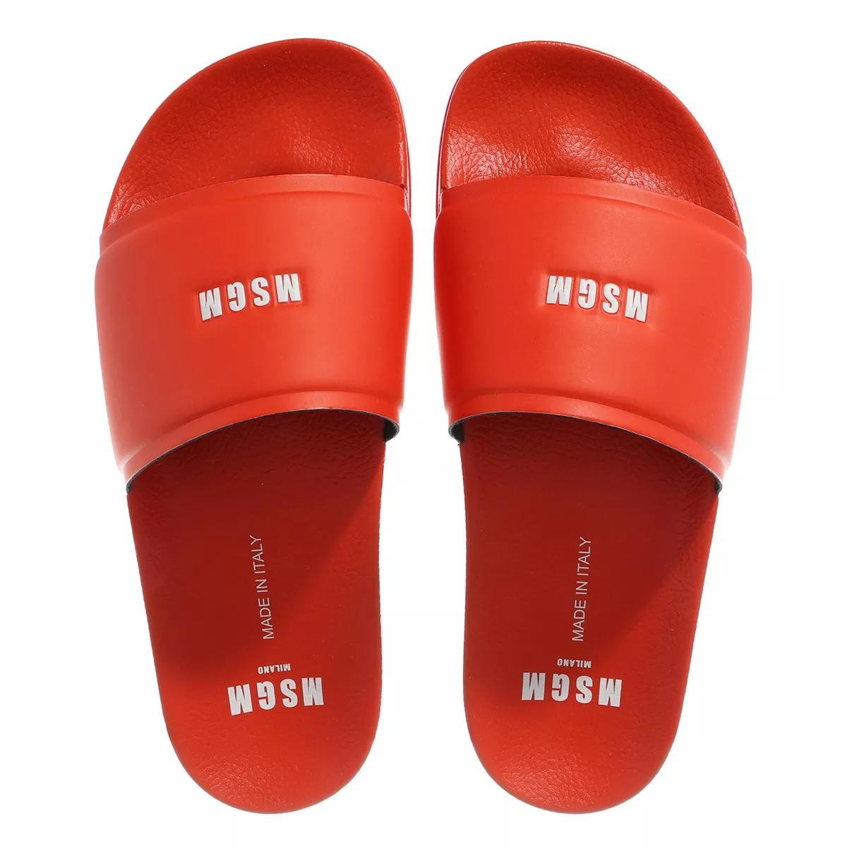 MSGM Pantoletten rot Slide