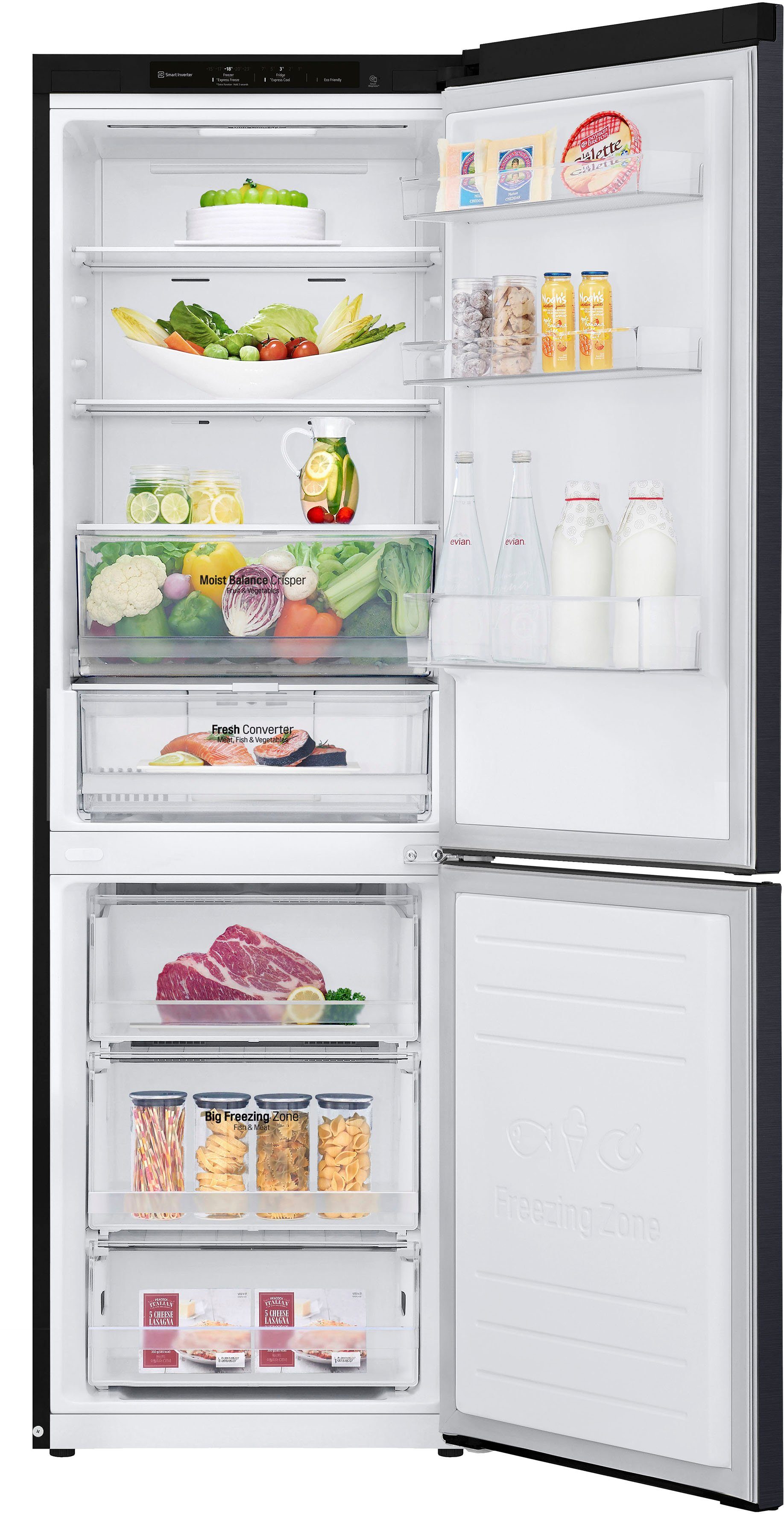 LG Kühl-/Gefrierkombination Serie 6 GBB61MCGCN1, 186 cm hoch, 59,5 cm breit