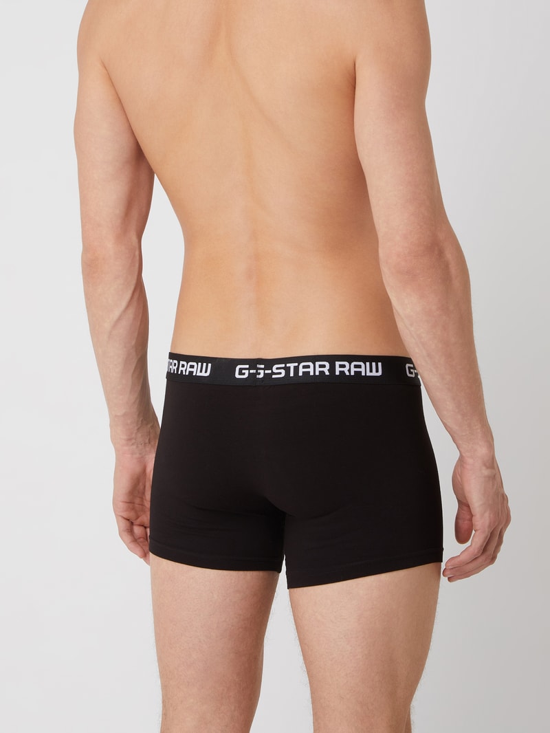 Trunks aus Baumwoll-Elasthan-Mix in schwarz