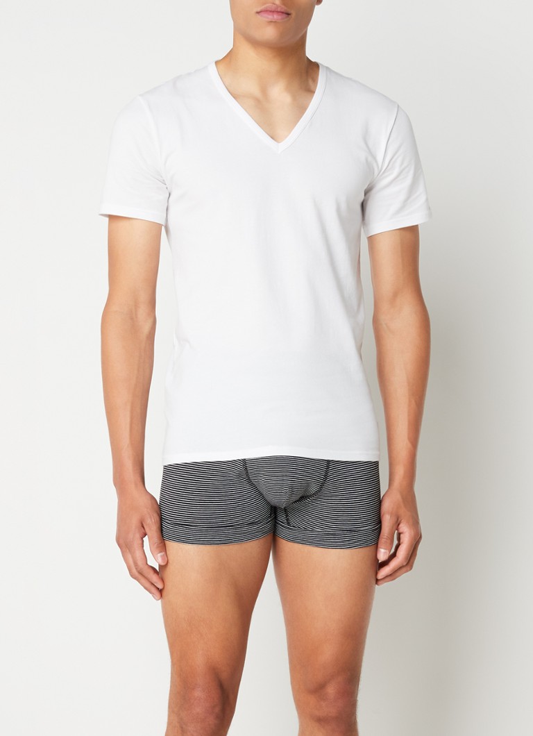 Calvin Klein Modern fit T-shirt with V-neck in 2-pack