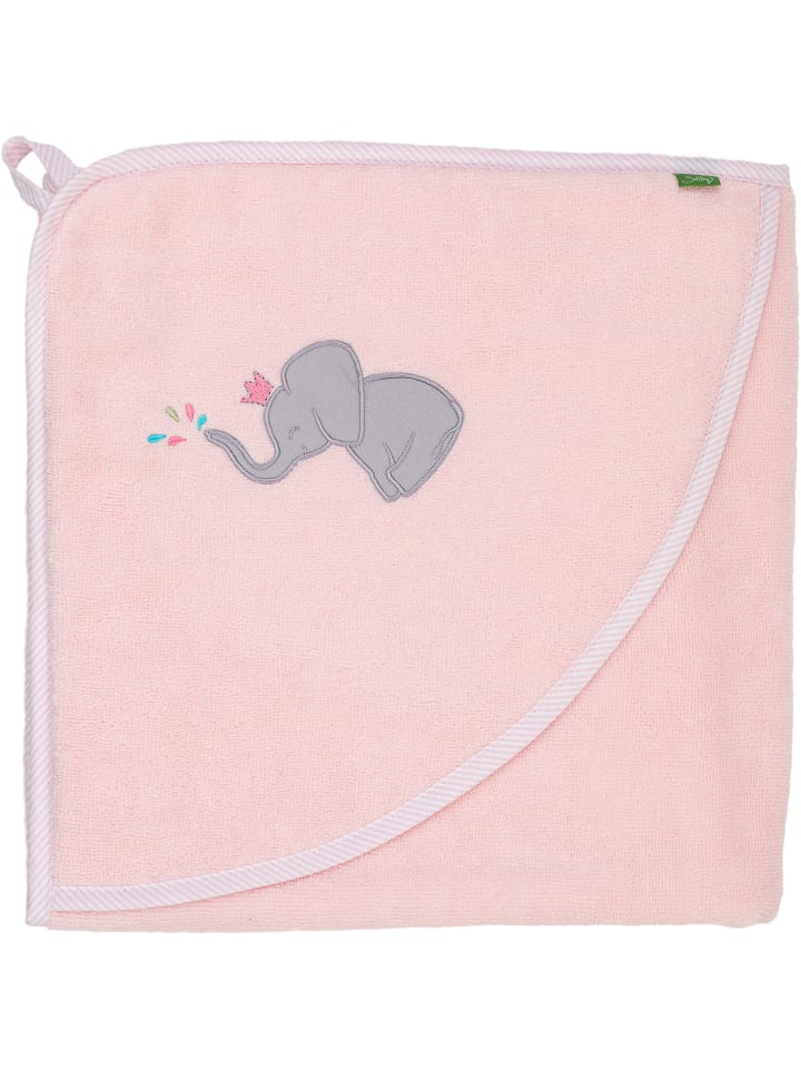 Smithy Smithy Kapuzentücher Pastellflausch Elefant rosa in rosa günstig kaufen 100 x 100 cm