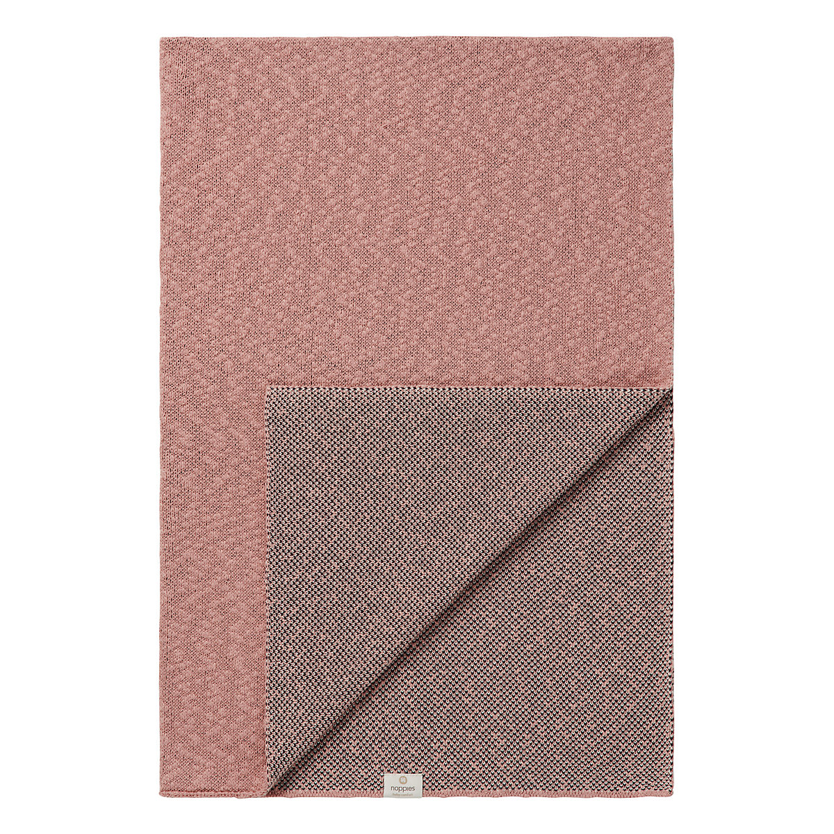 Decke Für Das Bettchen Melange Knit 100X140 Cm Moltontücher