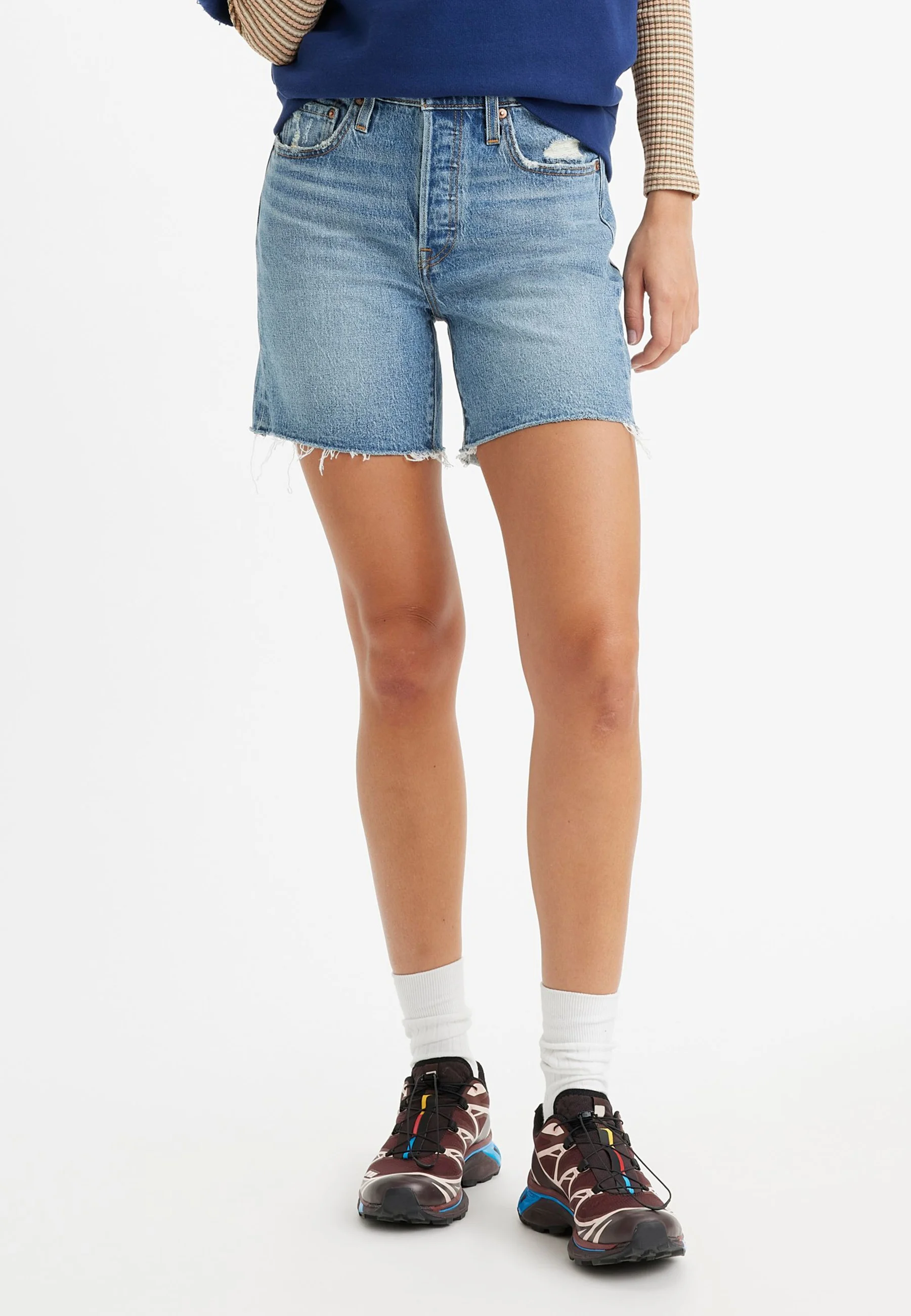 Levi's® 501® MID THIGH - Pantalones cortos vaqueros