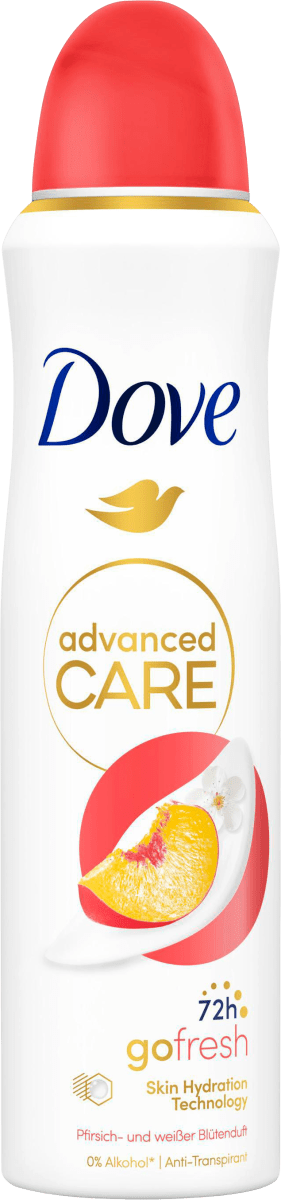 Antitranspirant Deospray Advanced Care Pfirsich & weißer Blütenduft, 150 ml