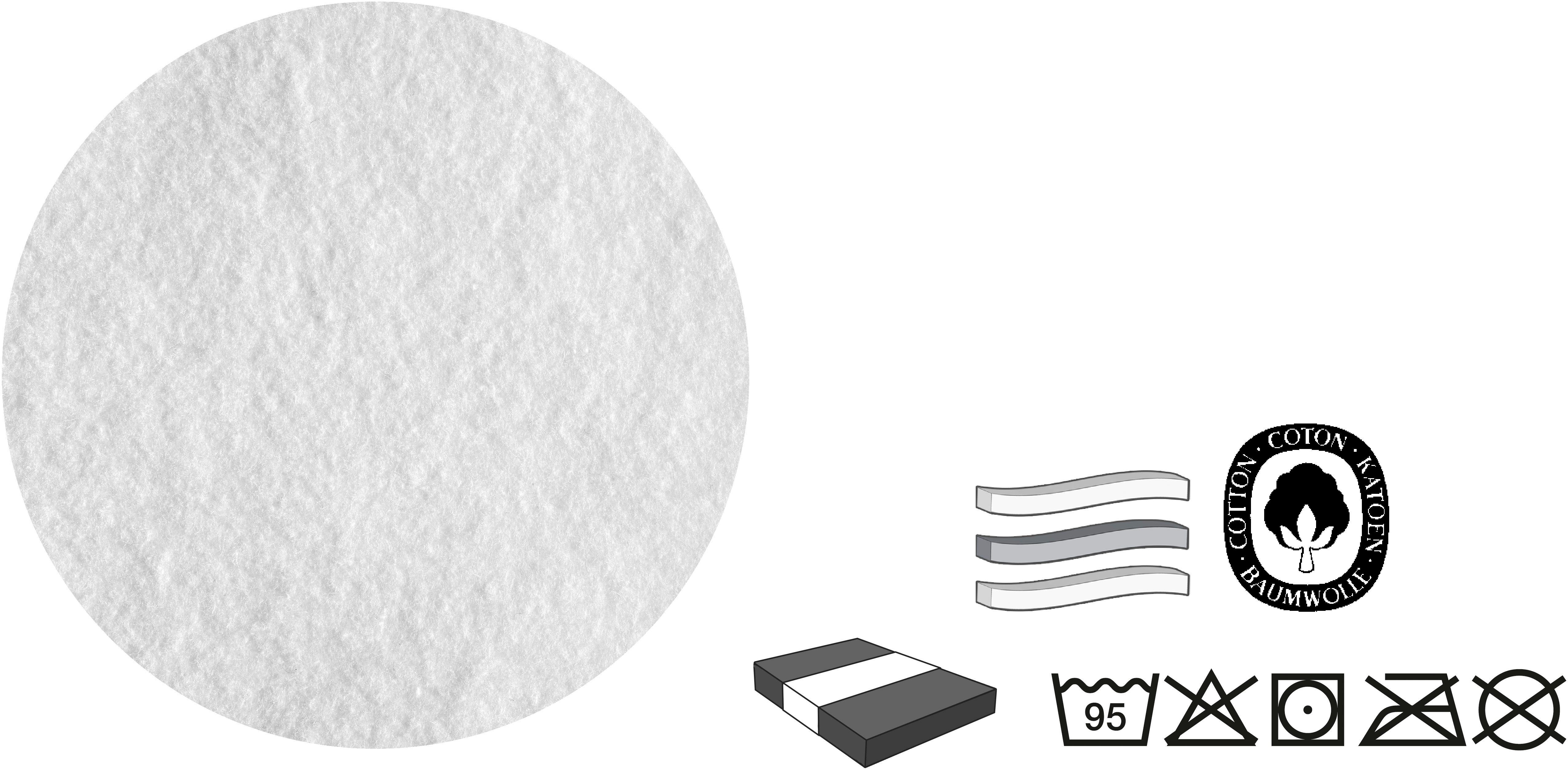 Matratzenauflage Molton-Stecklaken, 3-lagig mit Silberausrüstung Biberna Sleep & Protect