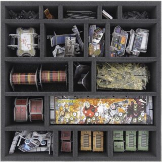 Feldherr Schaumstoff-Set für Core Space: Grundspiel + Purge: Outbreak! - Brettspielbox