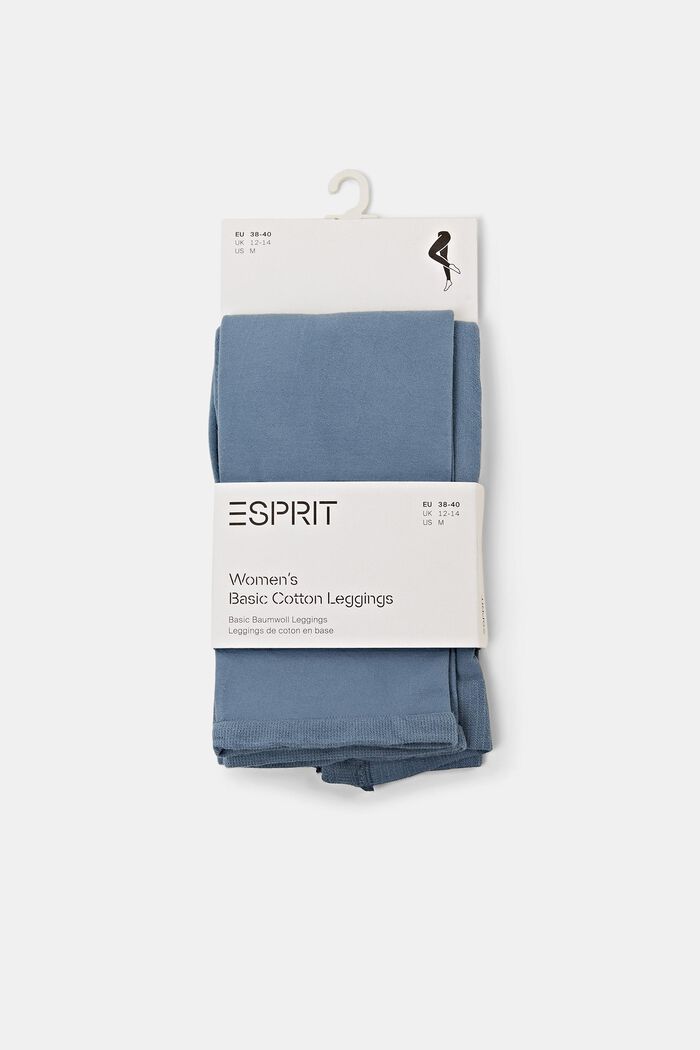 Blickdichte Leggings, Baumwoll-Mix