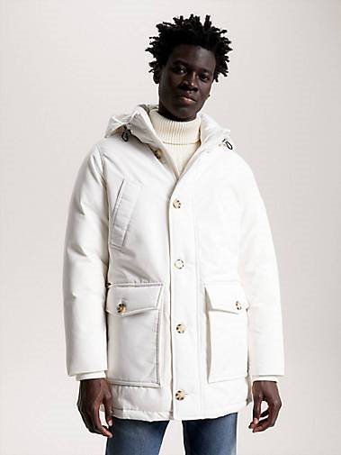 TOMMY HILFIGER Herren Daunenjacke mit Kapuze ROCKIE NON FUR DOWN PARKA
