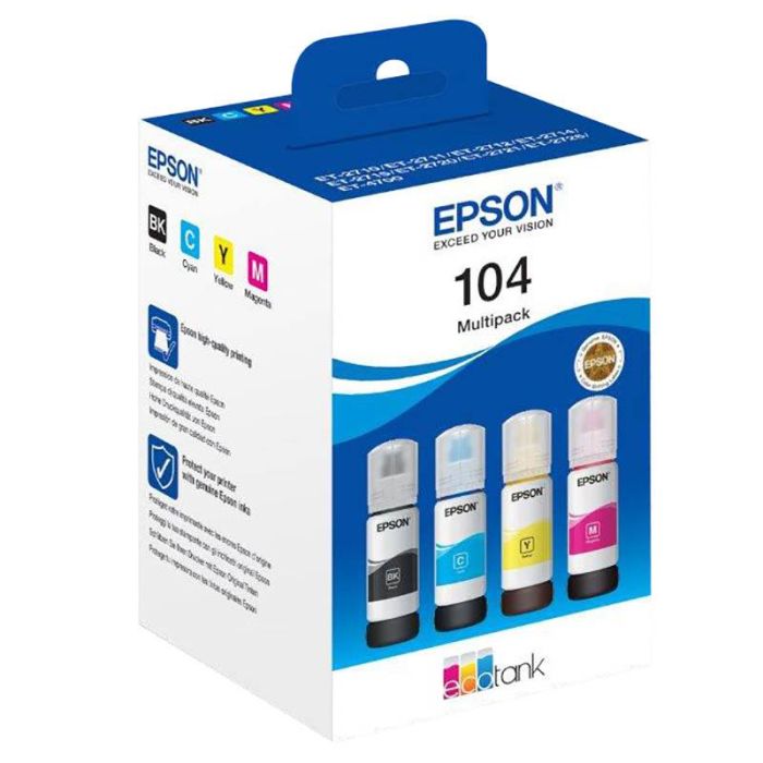 EPSON 104 MultiPack 4 culori (Cyan, Magenta, Galben, Negru)