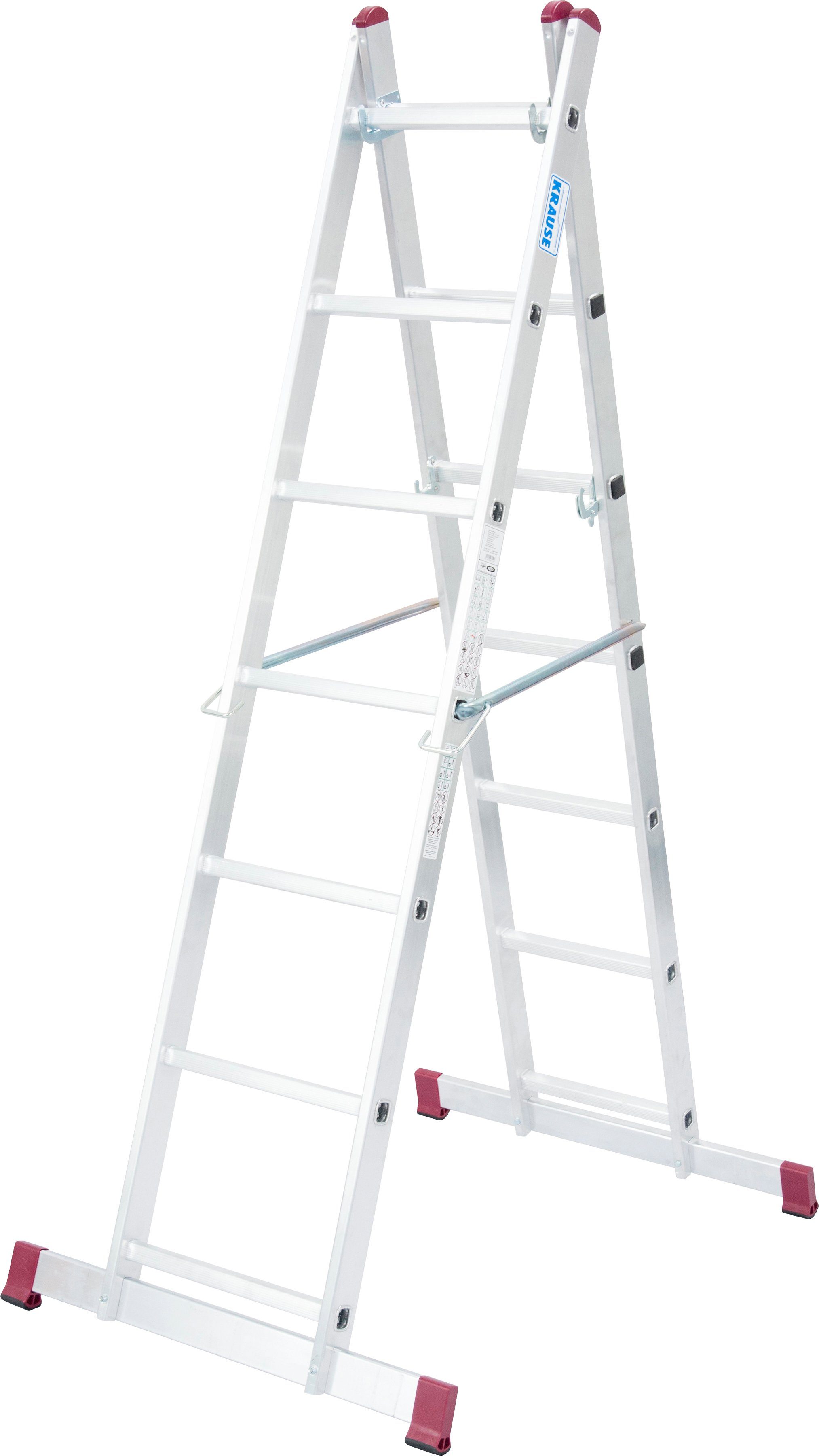 KRAUSE Schiebeleiter Corda, 2x7 Sprossen