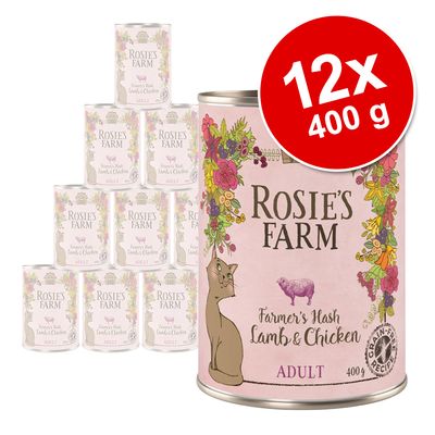 Sparpaket Rosie's Farm Adult 12 x 400 g