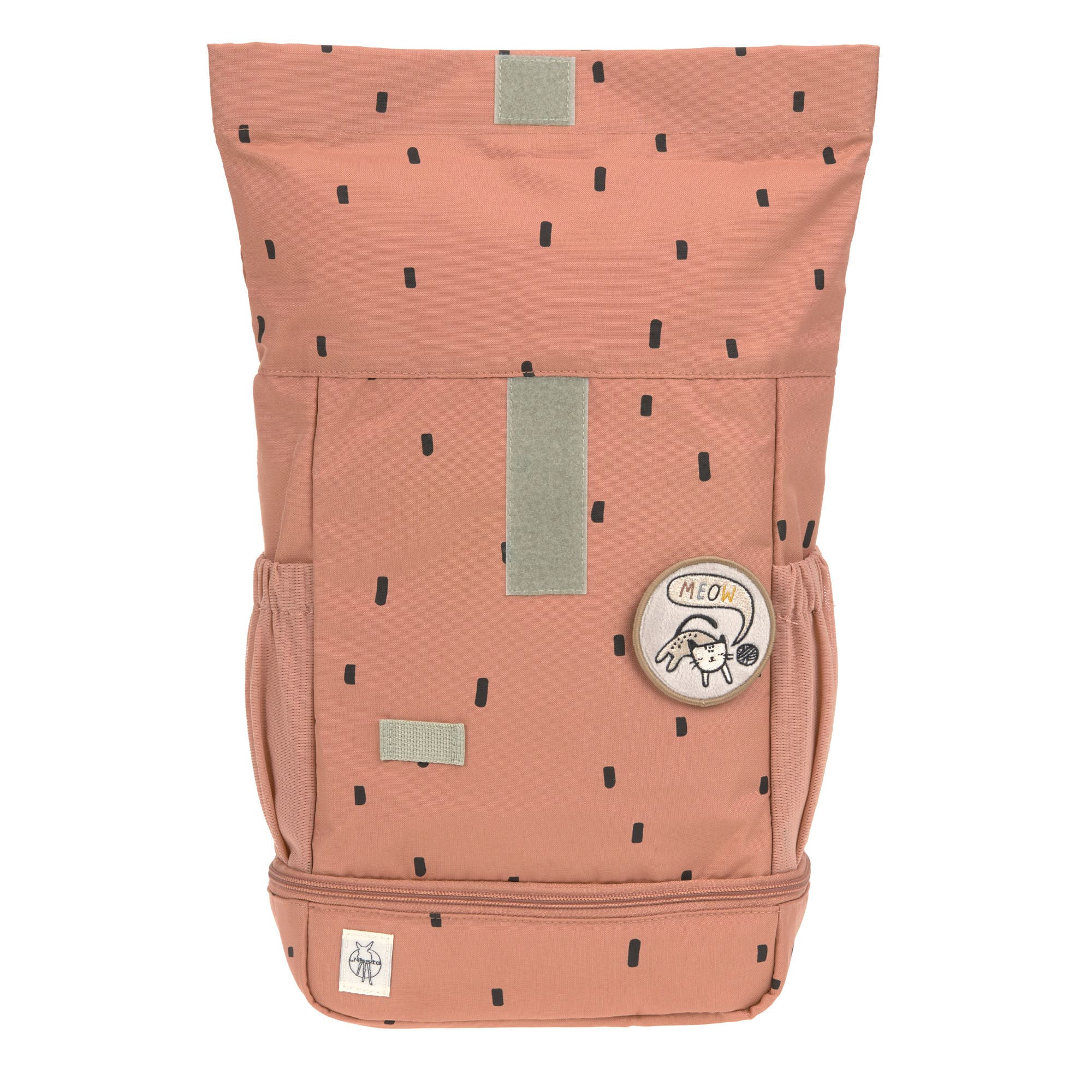 Kindergartenrucksack Rolltop - Happy Prints, Karamell