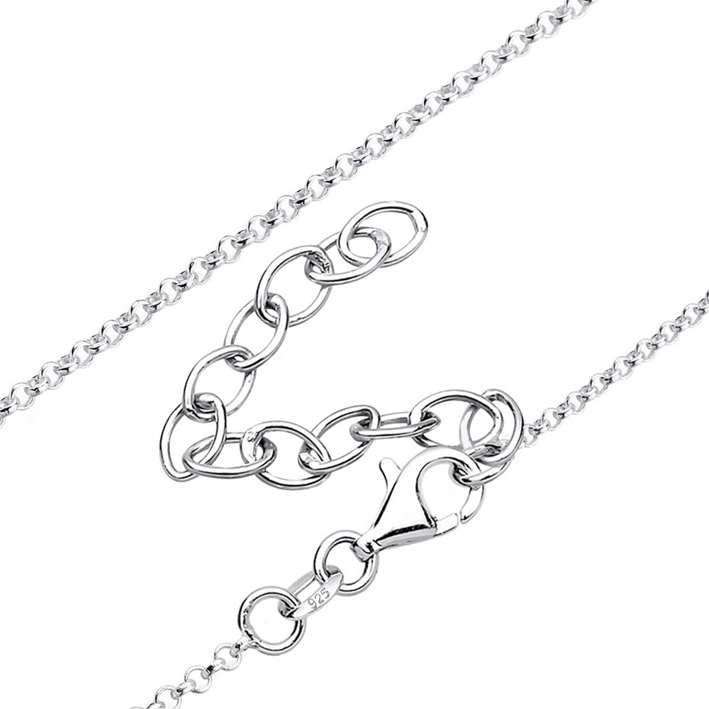 Elli Elli Collier Femme Pendentif Fleur Nacre avec Pierre Topaze en Argent Sterling 92 collier