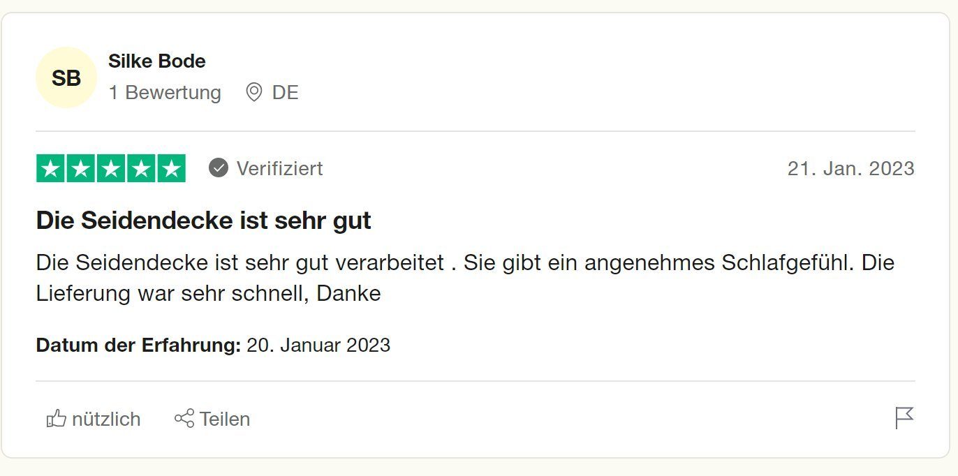 Naturfaserbettdecke, Seiden-Bettdecke aus 100% Maulbeerseide, orignee, Füllung: 100% Seide, Bezug: 100% Loycell, Hypoallergen, schlaffördernd, Garantie für einen erholsamen Schlaf