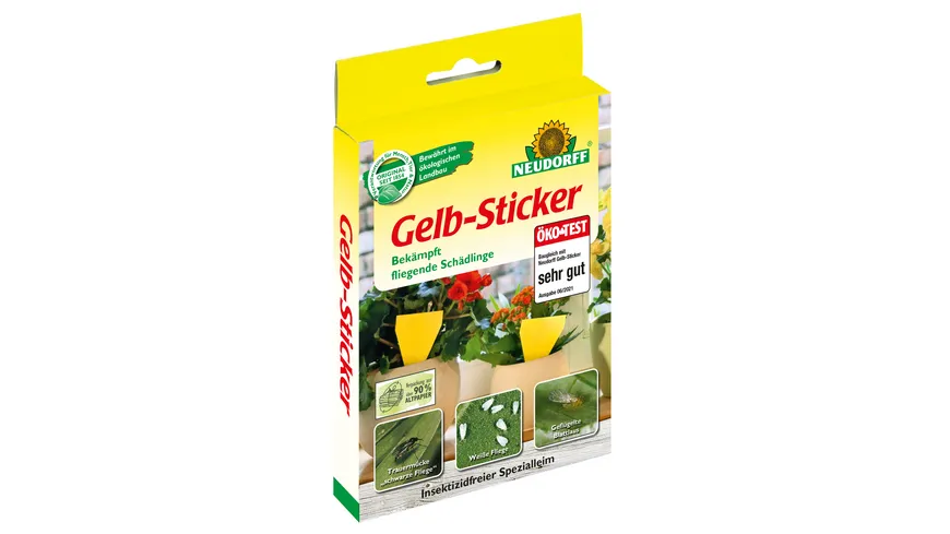 NEUDORFF Gelb-Stickers