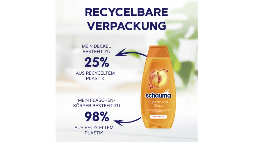SCHAUMA Shampoo Superfruit & Glanz 400ml 400 ml