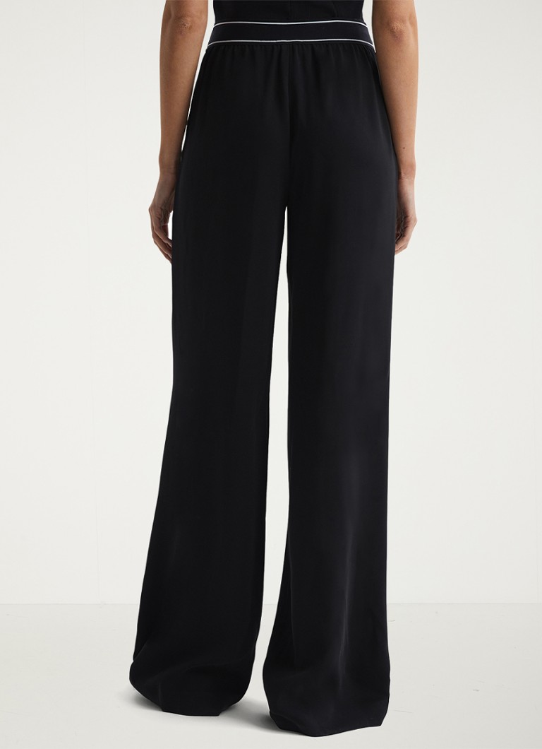 Reiss Abigail high-waist wide-fit trousers with side pockets