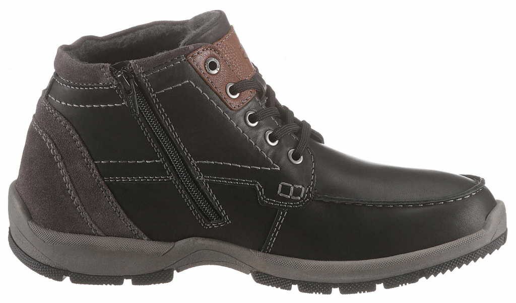 JOSEF SEIBEL Schnür-Stiefeletten schwarz
