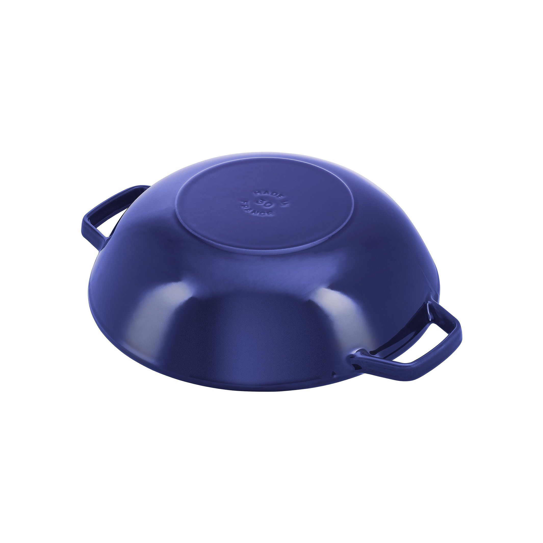 Wok mit Glasdeckel 30 cm, Gusseisen