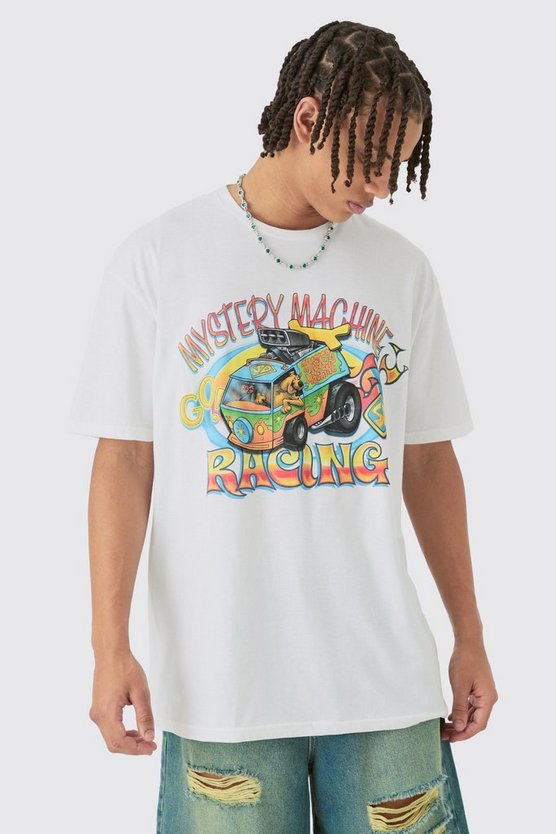 Lockeres T-Shirt mit lizenziertem Scooby Doo Print