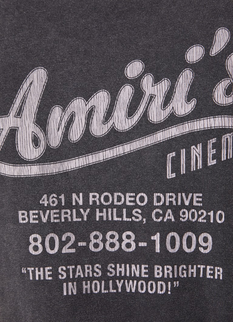 AMIRI Vintage póló logóval és hátulnyomattal