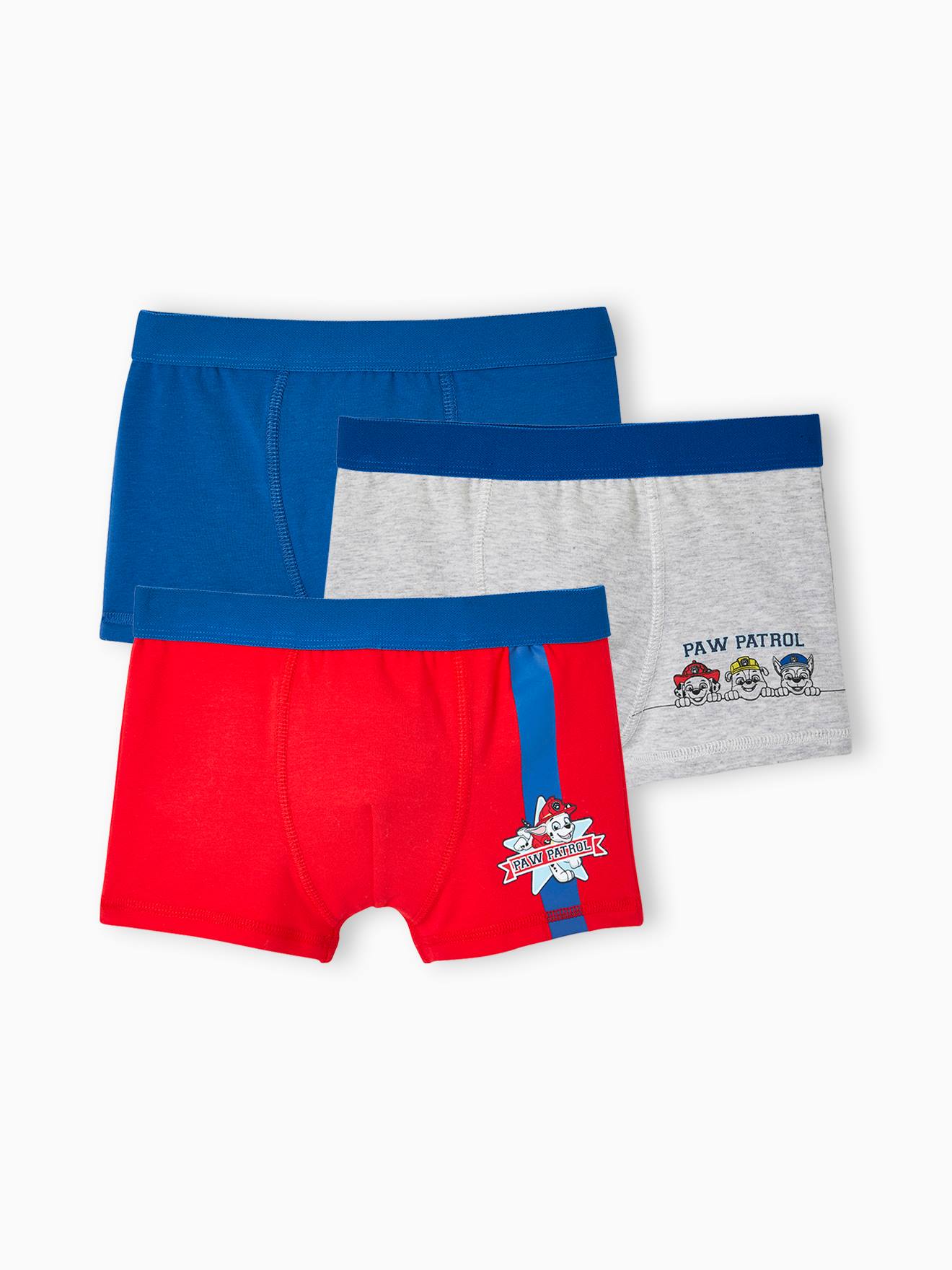 Lot de 3 boxers garçon Pat'Patrouille® bleu électrique