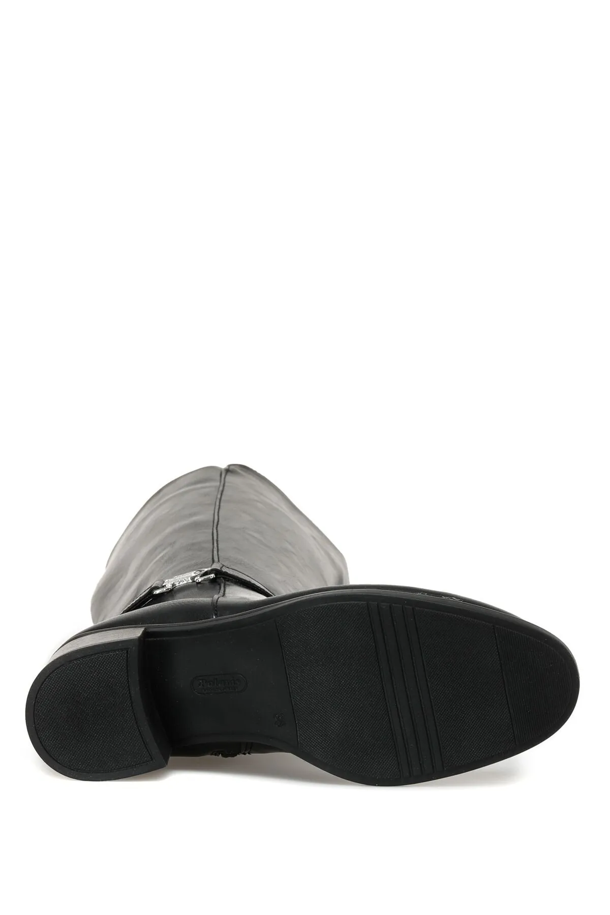Polaris  320236.z 2pr Schwarze Damenstiefel mit Absatz