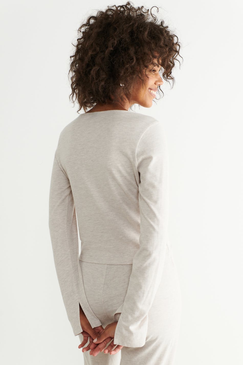 Nilla homewear wrap top
