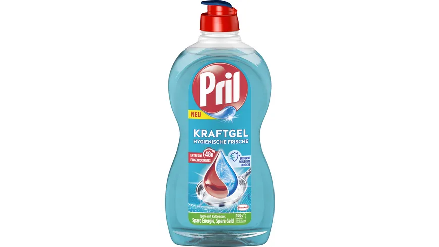 Pril Handgeschirrspülmittel Kraftgel Hygienische Frische 450 ml
