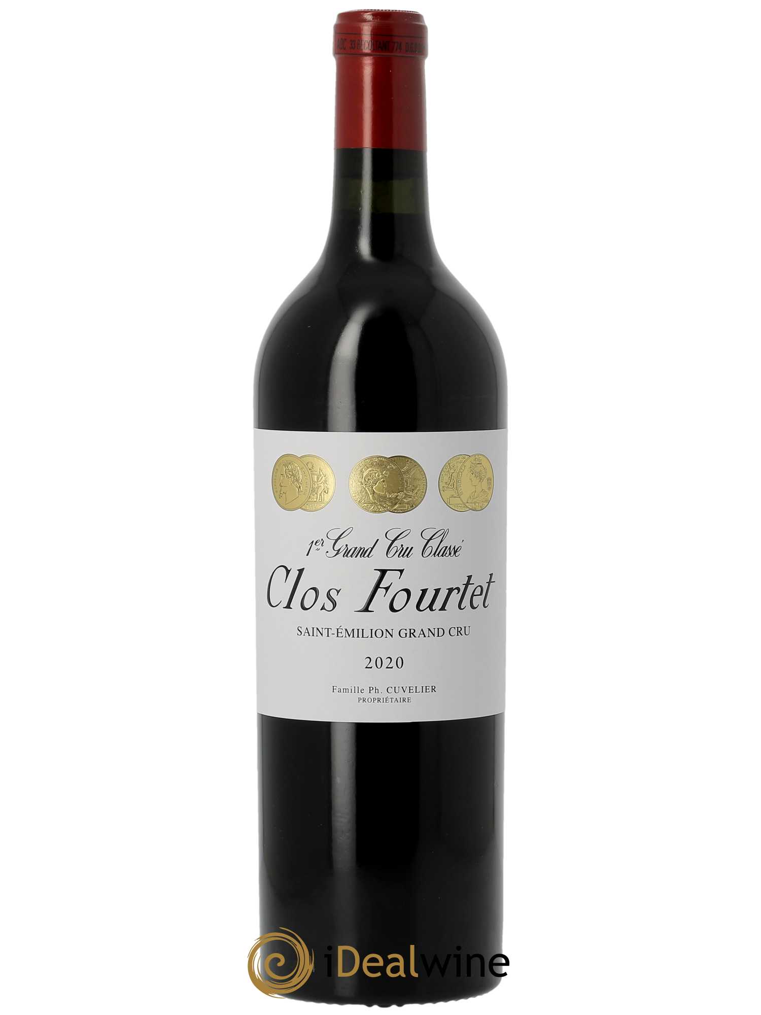 Clos Fourtet 1er Grand Cru Classé B (CBO à partir de 6 BTS) 2020 - Lot de 1 Bouteille