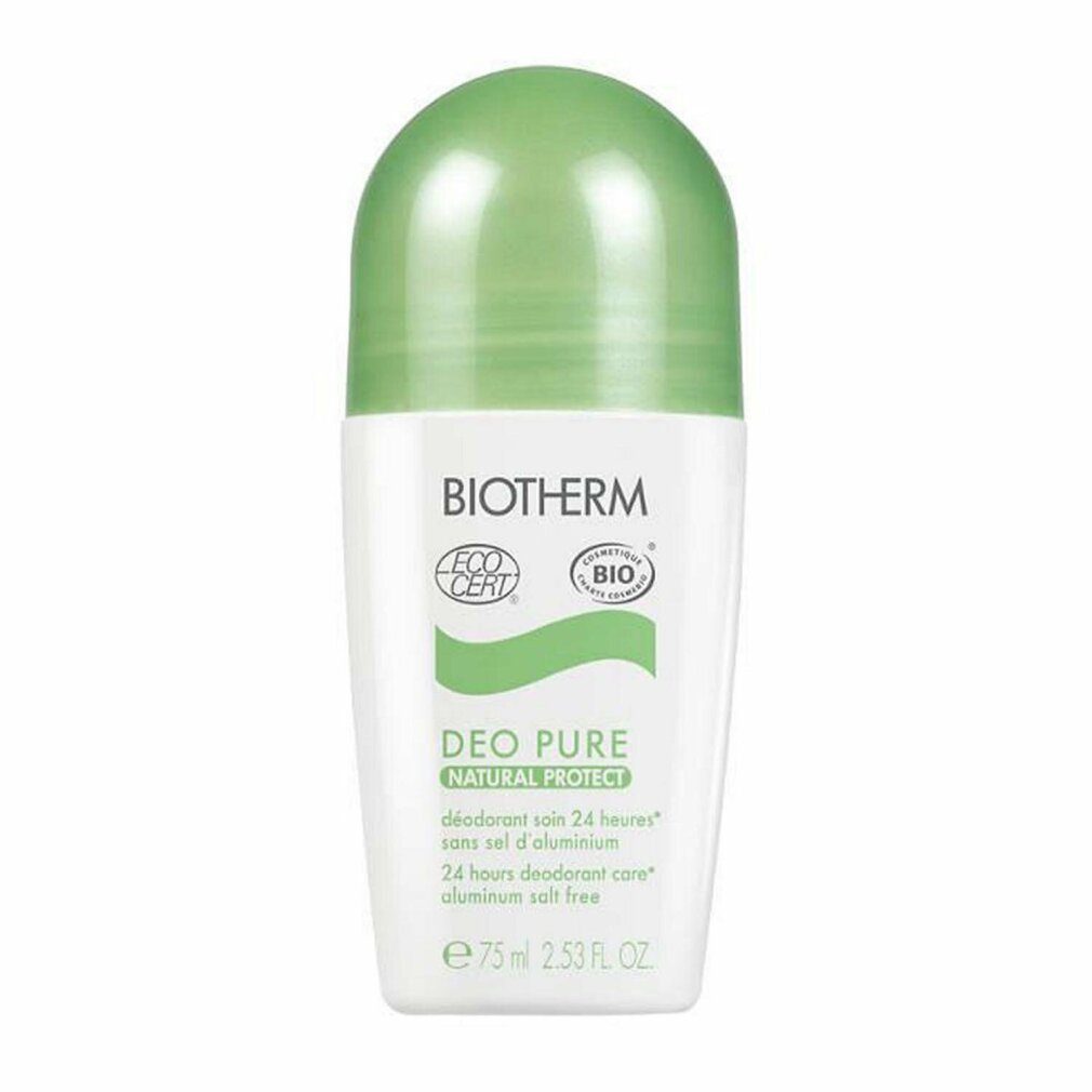 BIOTHERM Deo-Zerstäuber Biotherm Deo Pure Natural Protect Roll on 75 ml 24h GRÜN Damen