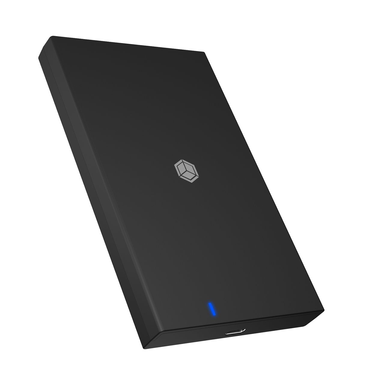 ICY BOX IB-200T-C3, Gehäuse für 1x SSD/HDD mit USB 3.2 Gen 1 Type-A/Type-CKombi-Kabel