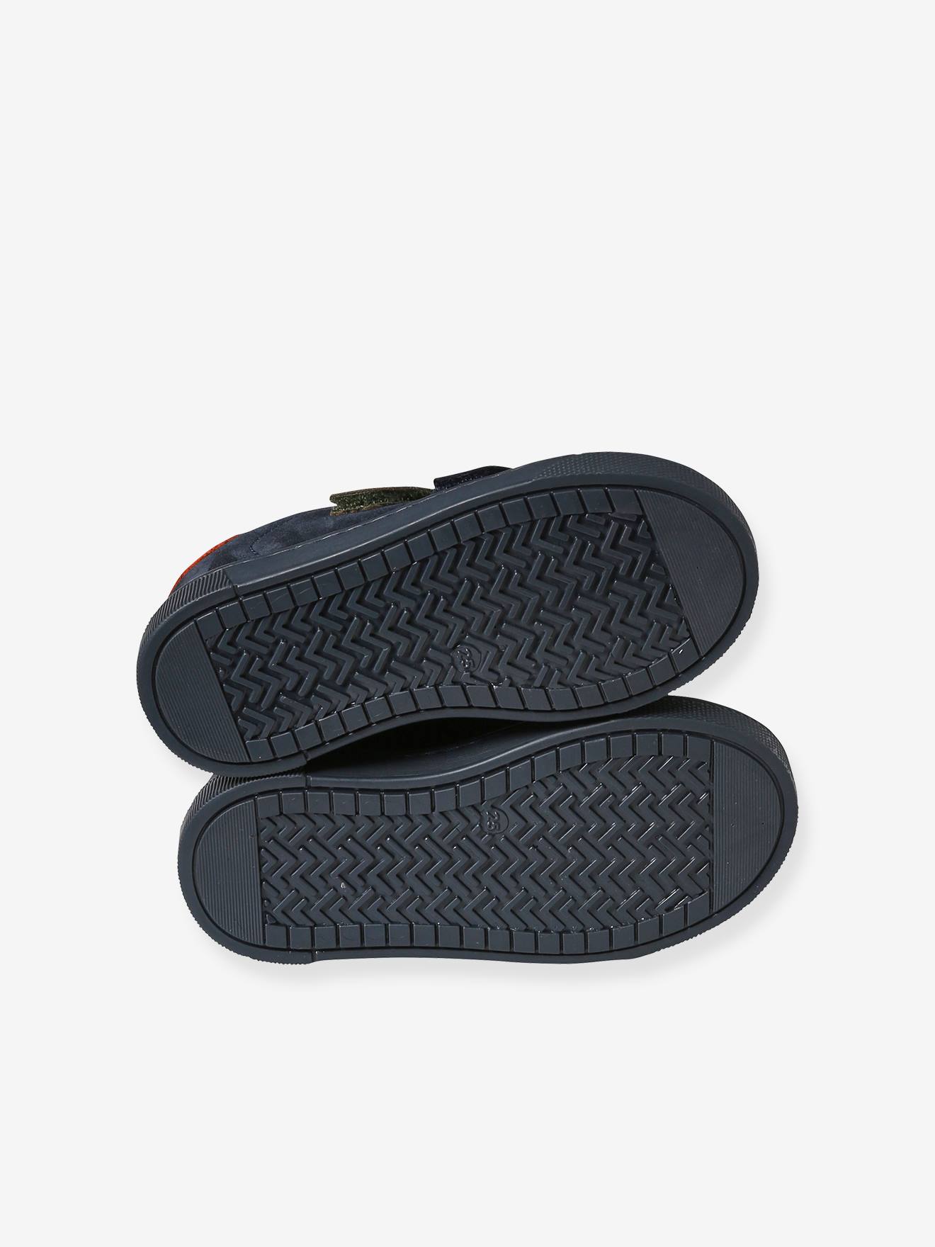 Vertbaudet Kinder Klett-Sneakers, Anziehtrick - marine