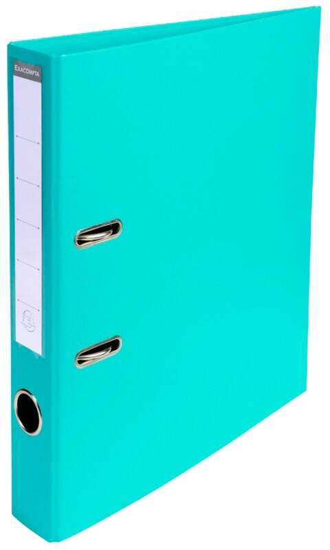 Exacompta Prem Touch Ordner DIN A4 50 mm Hellgrün 2 Ringe 53503E Pappkarton, PP (Polypropylen) Hochformat 10 Stück