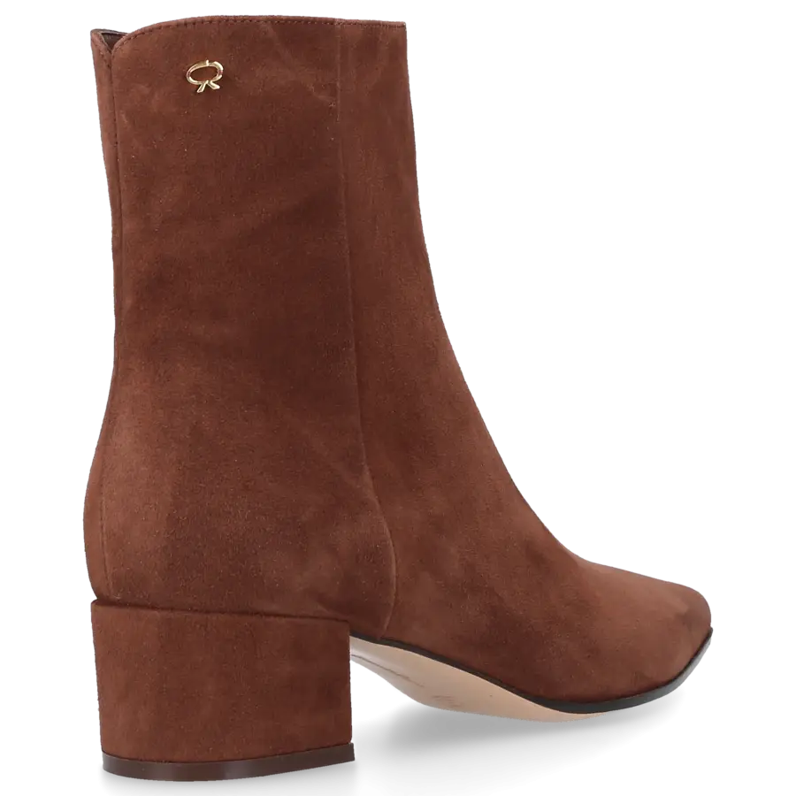 Gianvito Rossi - Klassische Stiefeletten LYELL 45 Veloursleder - braun