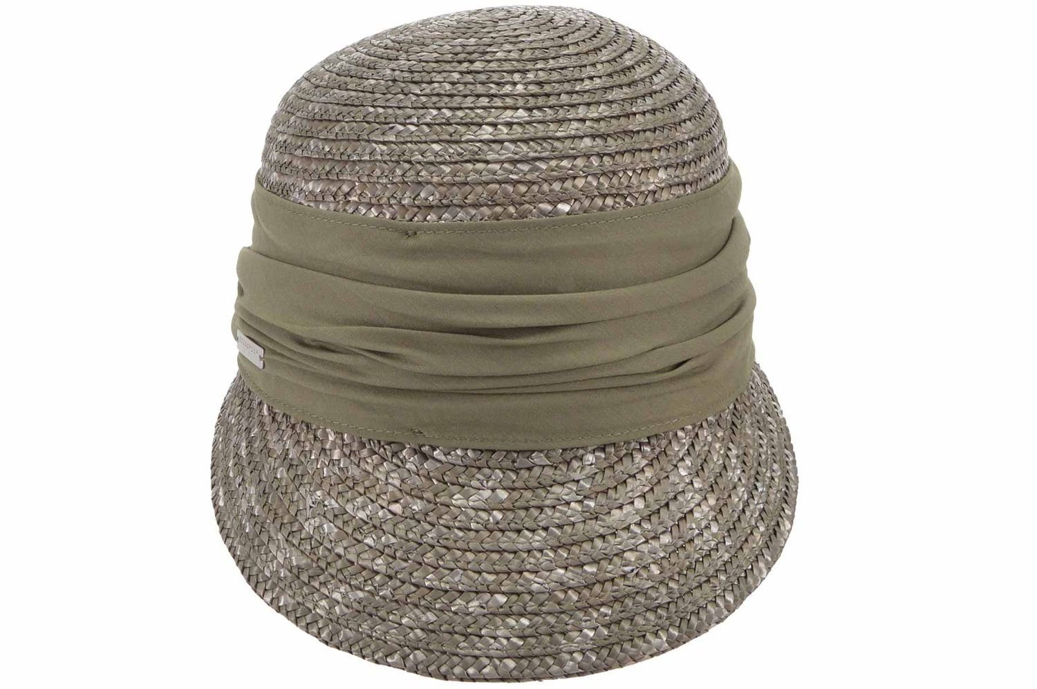 Seeberger Strohhut elegante Strohborten Cap mit UV Schutz 80