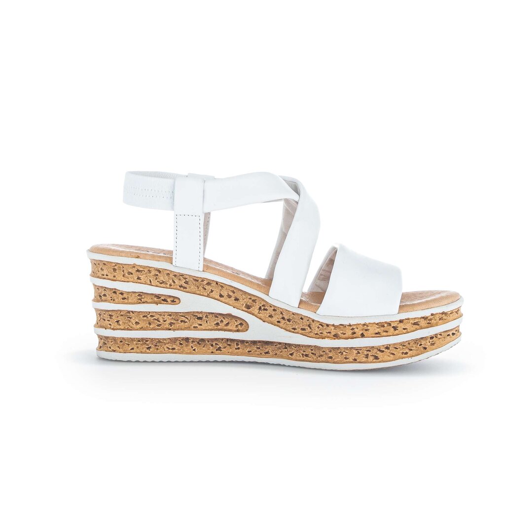 Gabor fashion Keilsandalette weiß