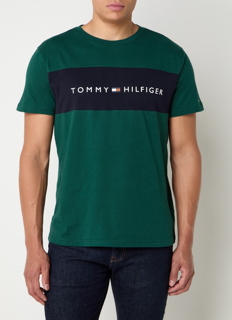 Tricou Tommy Hilfiger cu logo imprimat
